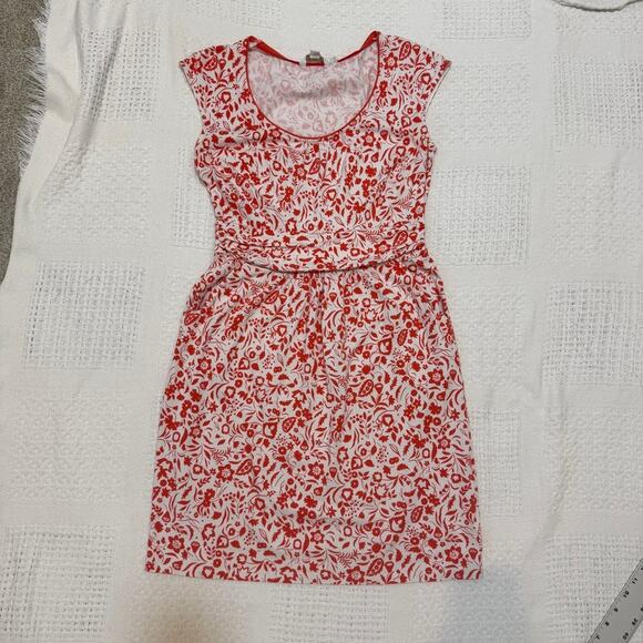 Boden Margot 8R ruched shirred cap sleeve jersey dress pockets D4 3050 - Picture 7 of 10